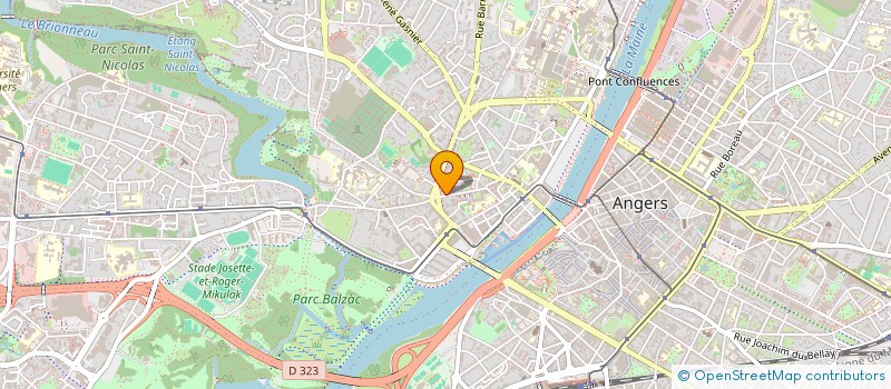 localisation de l'entreprise MADAME MARCELLE TONLIO JIOGO  ANGERS