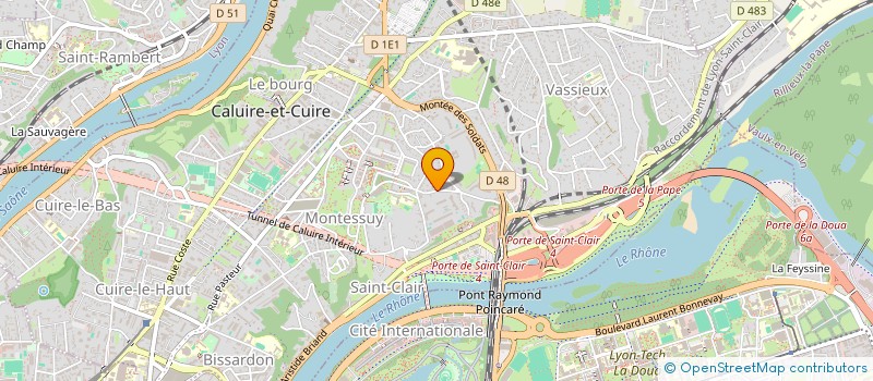 localisation de l'entreprise MADAME MARCELLE VAVRIL  CALUIRE-ET-CUIRE