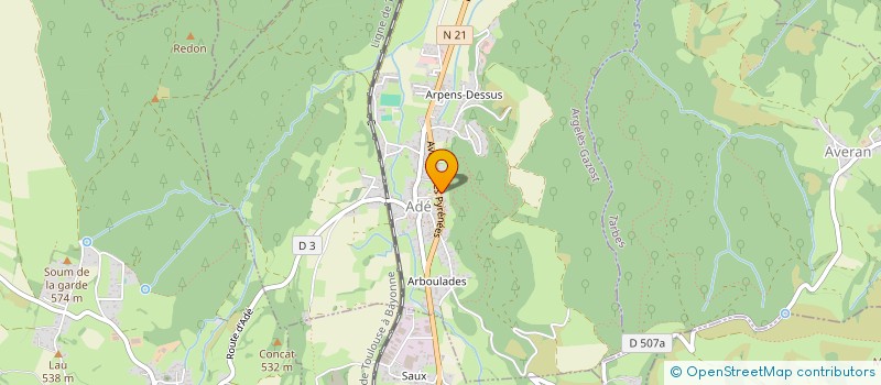 localisation de l'entreprise MADAME MARCELLE VENTURA  ADE