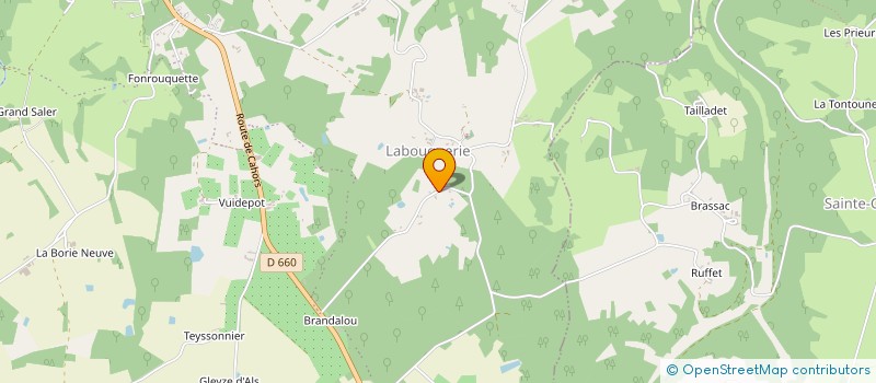 localisation de l'entreprise MADAME MARCELLE VIRATELLE  BEAUMONTOIS EN PERIGORD