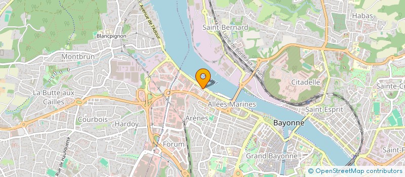 localisation de l'entreprise MADAME MARCELLE VIS à BAYONNE