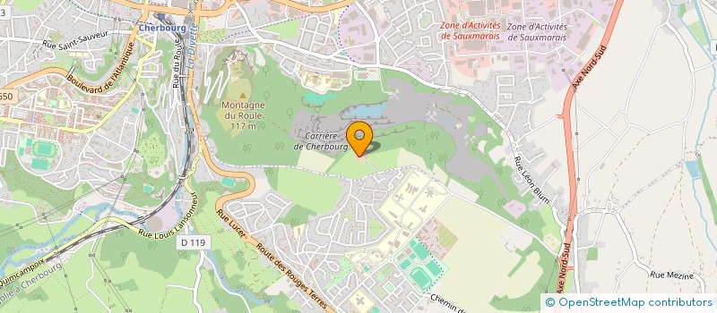 localisation de l'entreprise MADAME MARCELLE VOISIN  CHERBOURG-EN-COTENTIN