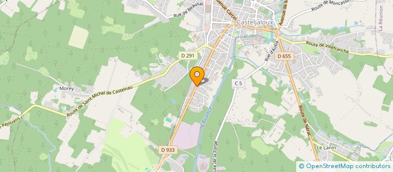 localisation de l'entreprise MADAME MARCELLE ZANINI  CASTELJALOUX