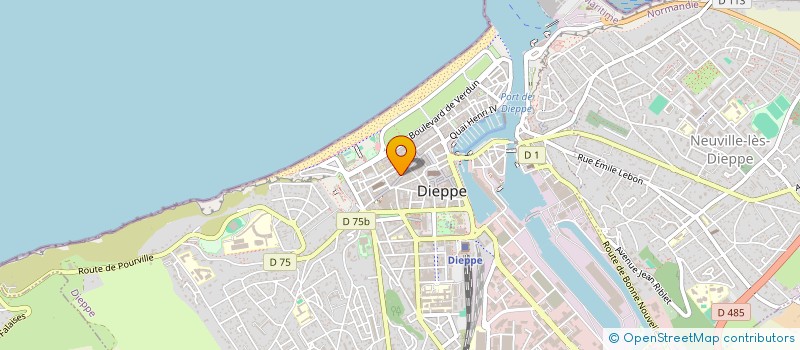 localisation de l'entreprise MADAME MARCELLE ZOUARI  DIEPPE