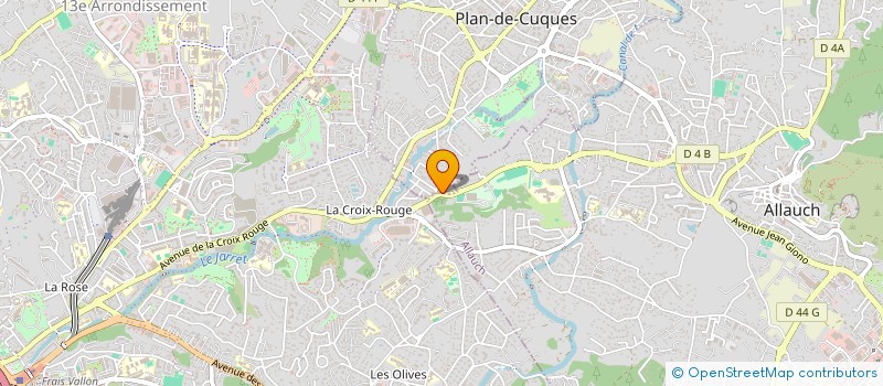 localisation de l'entreprise MADAME MARCELLES BERINES à PLAN-DE-CUQUES