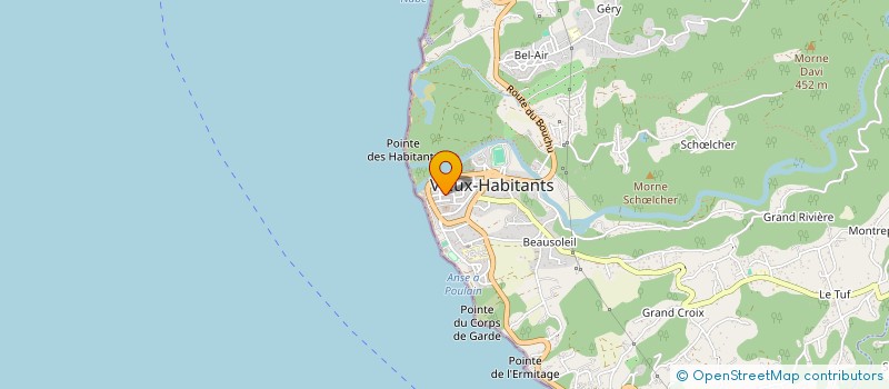 localisation de l'entreprise MADAME MARCELLIA DAVID à VIEUX-HABITANTS