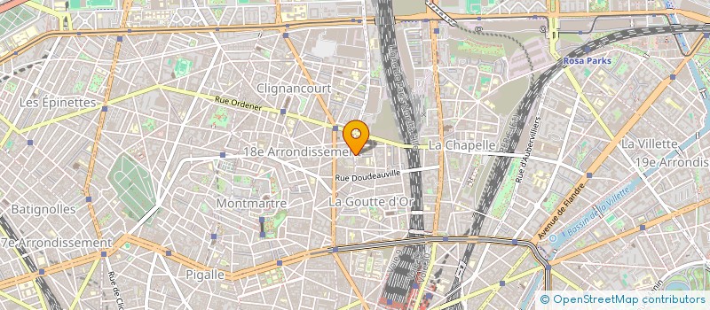 localisation de l'entreprise MADAME MARCELLINE AGBOVI à PARIS