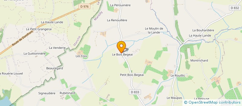 localisation de l'entreprise MADAME MARCELLINE BAZIN à MANTILLY