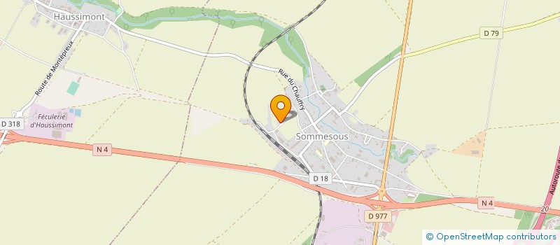 localisation de l'entreprise MADAME MARCELLINE COURTALON  SOMMESOUS