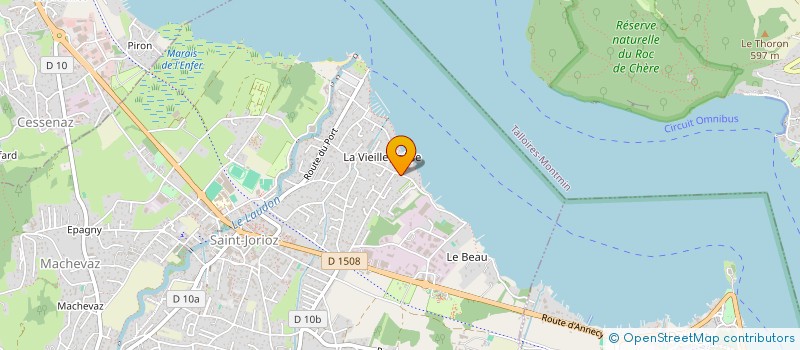 localisation de l'entreprise MADAME MARCELLINE DISANT à SAINT-JORIOZ