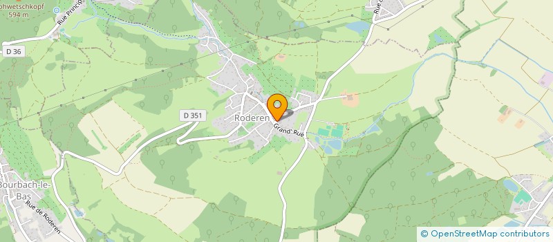 localisation de l'entreprise MADAME MARCELLINE FELTZINGER  RODEREN