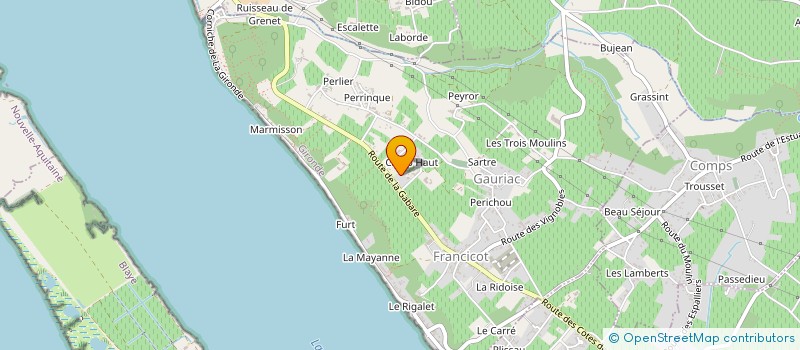 localisation de l'entreprise MADAME MARCELLINE KAZY  GAURIAC