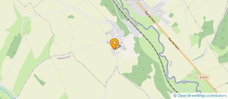 localisation de l'entreprise MADAME MARCELLINE LACHUER  AMECOURT