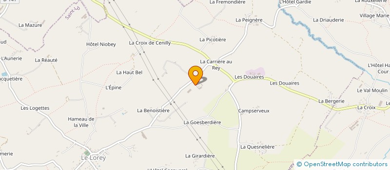 localisation de l'entreprise MADAME MARCELLINE LEMARQUIER à LE LOREY