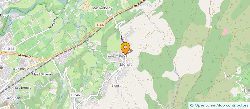 localisation de l'entreprise MADAME MARCELLINE LIBIER  PRADES