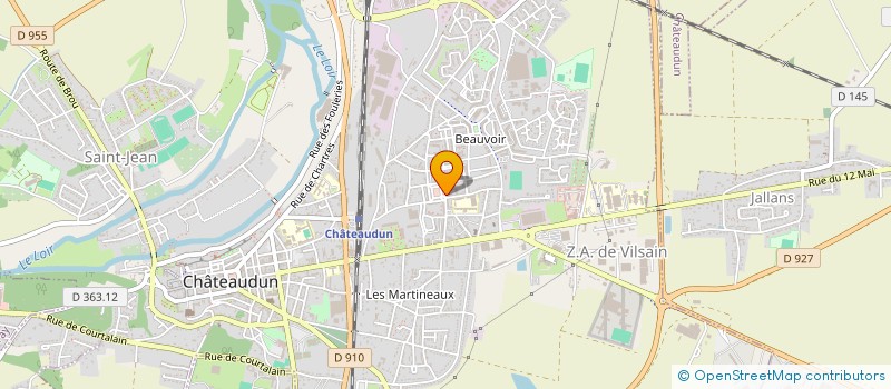 localisation de l'entreprise MADAME MARCELLINE MABIALA-BONGO à CHATEAUDUN