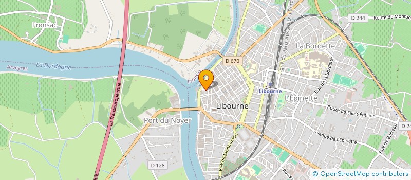 localisation de l'entreprise MADAME MARCELLINE TELLIER à LIBOURNE