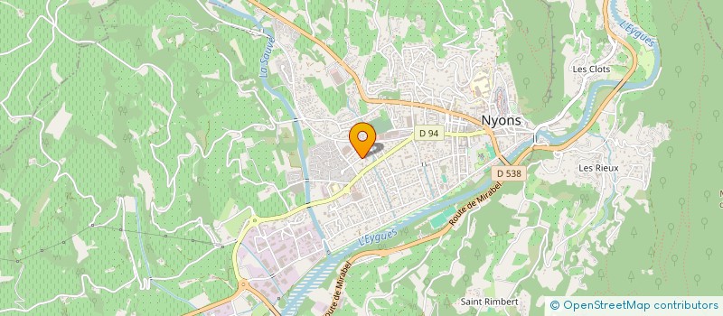 localisation de l'entreprise MADAME MARCELLINE THERER à NYONS