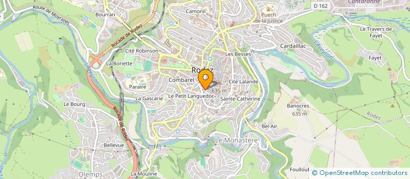 localisation de l'entreprise MADAME MARCELLINE VIMEUX à RODEZ