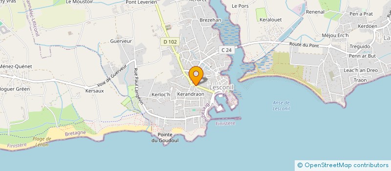 localisation de l'entreprise MADAME MARCHAND GLEHENNE  PLOBANNALEC-LESCONIL