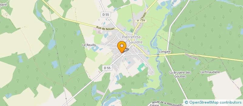 localisation de l'entreprise MADAME MARCIA ADRIANO DE AZEVEDO à PIERREFITTE-SUR-SAULDRE