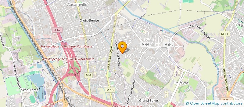 localisation de l'entreprise MADAME MARCIA DA COSTA CARDOSO  LAUNAGUET