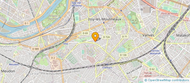 localisation de l'entreprise MADAME MARCIA DE SOUZA SALLES à ISSY-LES-MOULINEAUX
