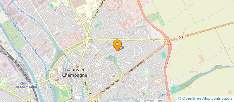 localisation de l'entreprise MADAME MARCIA FERREIRA  CHALONS-EN-CHAMPAGNE