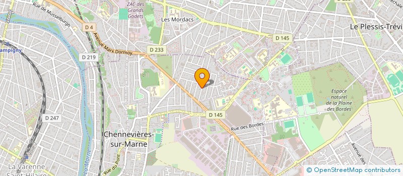 localisation de l'entreprise MADAME MARCIA FRAGA DOS SANTOS  CHENNEVIERES-SUR-MARNE