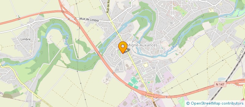 localisation de l'entreprise MADAME MARCIA WIELZEN  MIGNE-AUXANCES