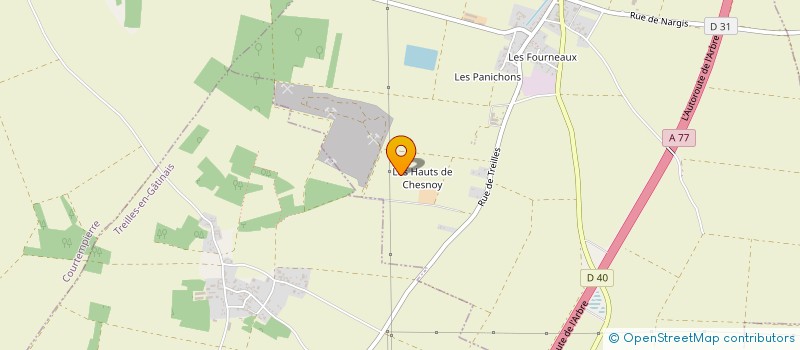 localisation de l'entreprise MADAME MARCIENNE MIGUET à TREILLES-EN-GATINAIS