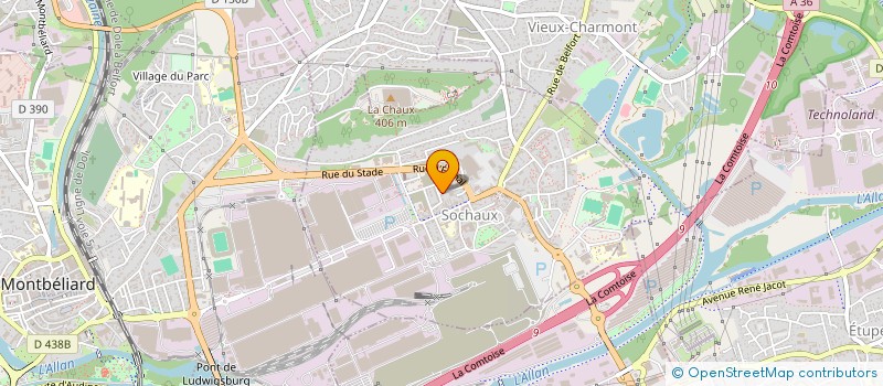 localisation de l'entreprise MADAME MARCO GOLDSETIN  SOCHAUX