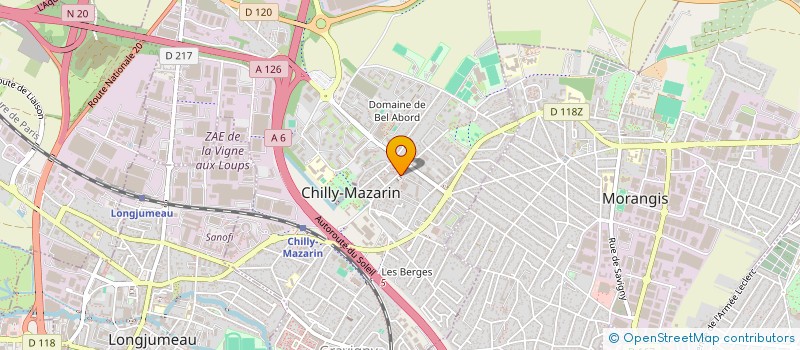 localisation de l'entreprise MADAME MARCO TREVISAN  CHILLY-MAZARIN