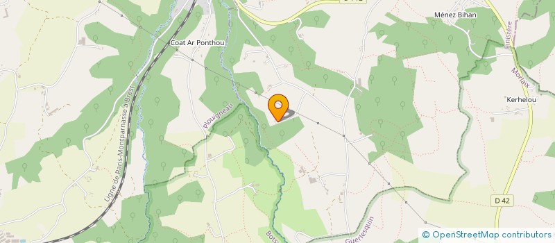 localisation de l'entreprise MADAME MARDHIYANTI SANHAJI  PLOUEGAT-MOYSAN