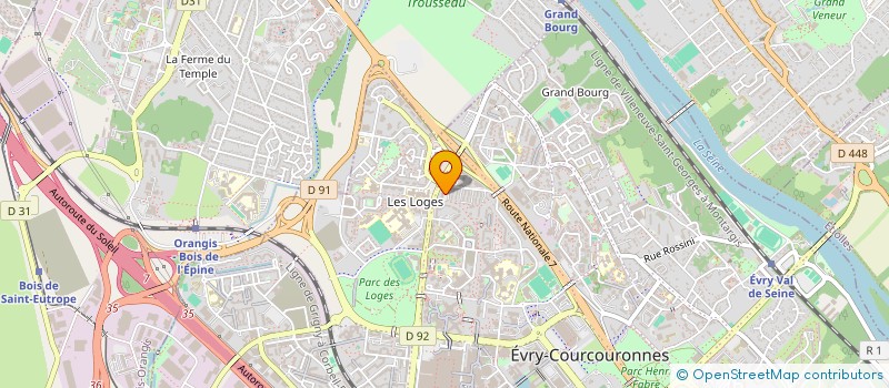 localisation de l'entreprise MADAME MAREME CORREIA  EVRY-COURCOURONNES