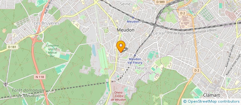 localisation de l'entreprise MADAME MAREME DIOP à MEUDON