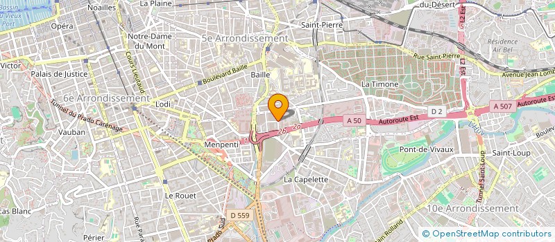localisation de l'entreprise MADAME MAREME GUEYE  MARSEILLE