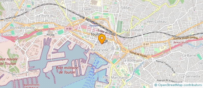 localisation de l'entreprise MADAME MAREME NIANG  TOULON