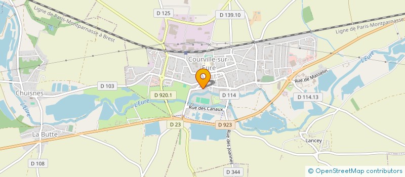 localisation de l'entreprise MADAME MAREN-MELENA HOELDTKE à COURVILLE-SUR-EURE