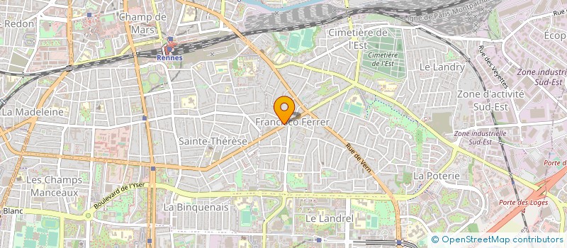 localisation de l'entreprise MADAME MAREVA BRODELLE  RENNES