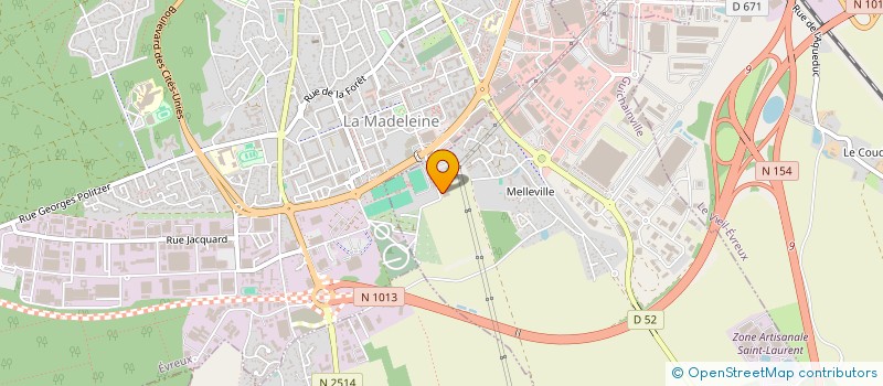 localisation de l'entreprise MADAME MAREVA DAILLEDOUZE  PONT-DE-L'ARCHE