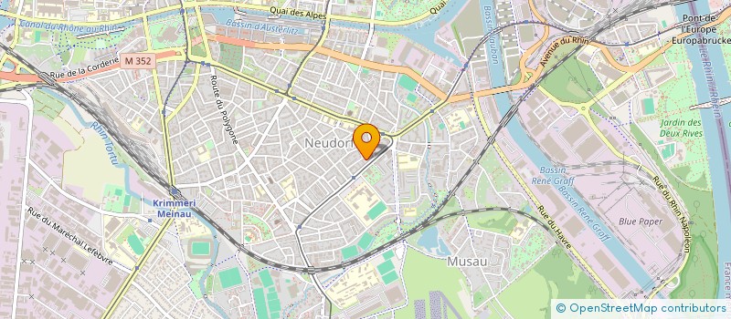 localisation de l'entreprise MADAME MAREVA DRUILHE à STRASBOURG