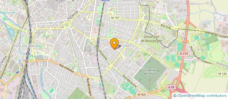 localisation de l'entreprise MADAME MAREVA LEFEVRE  DIJON