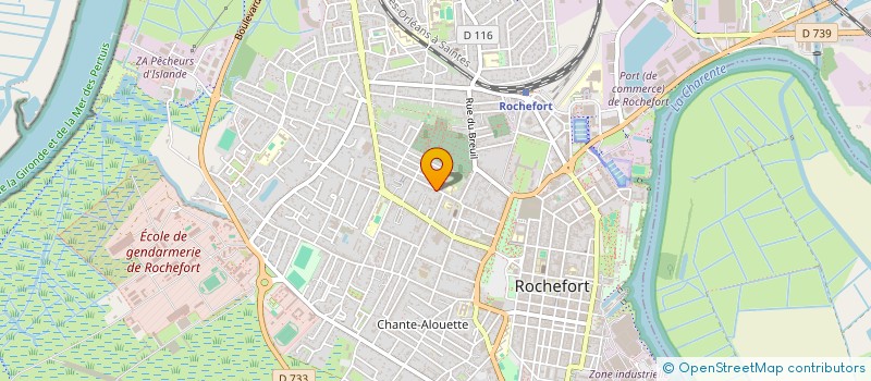 localisation de l'entreprise MADAME MAREVA LO SHUN  ROCHEFORT