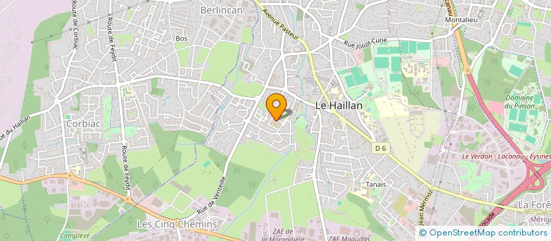 localisation de l'entreprise MADAME MAREVA PARENT à LE HAILLAN