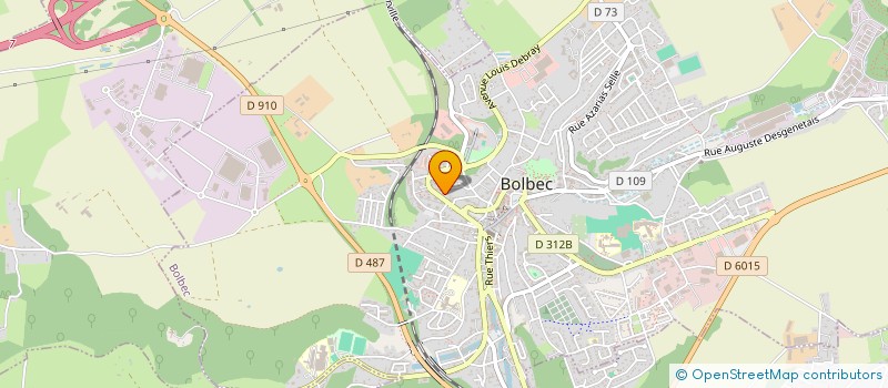 localisation de l'entreprise MADAME MAREVA VIGREUX  BOLBEC