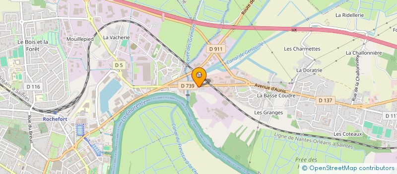 localisation de l'entreprise MADAME MARGARET BASTIEN  TONNAY-CHARENTE