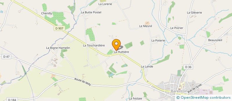 localisation de l'entreprise MADAME MARGARET BELL  BARENTON