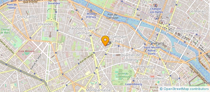 localisation de l'entreprise MADAME MARGARET CROWTHER  PARIS