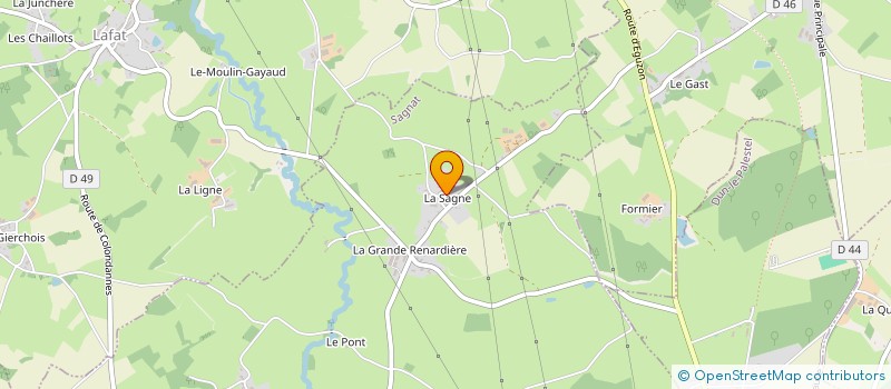 localisation de l'entreprise MADAME MARGARET ECKERSLEY  SAGNAT